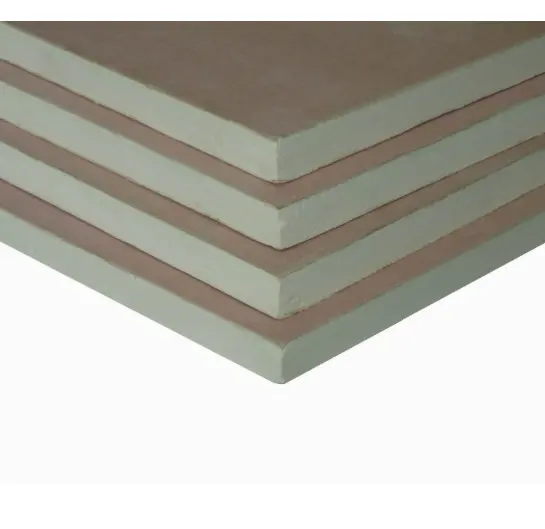 Wholesale 9.5mm Fireproof Drywall Cheap 12.5mm Gypsum Plasterboard for Interior Partition Walls Ordinary Plasterboards