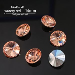 Accessoires de vêtements en cristal diamanté + Strass en verre K9 à fond pointu coloré pour bijoux et décoration d'ongles - Product Image 3