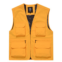 Multi Pockets Summer New Men US Tactical Hiking Fishing Vest Man Photographer Waistcoat Mesh Cargo Sleeveless Jacket Tool Vest