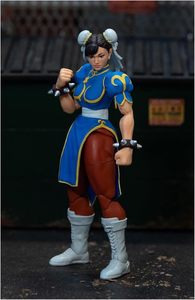 Figura DE ACCIÓN DE PVC con imagen de juego personalizada para Street Fighter 6 <span class=keywords><strong>Chun</strong></span> <span class=keywords><strong>Li</strong></span>, modelo de juguete para niños y adultos, figura de acción articulada móvil - Product Image 5
