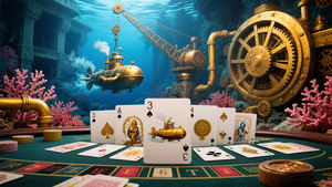 Cartes à jouer Mysterious Magical Steampunk Style Retro Full Adventure Thème Océan pour Jeu de Cartes Papier Guide <span class=keywords><strong>Carte</strong></span> Personnalisée - Product Image 2