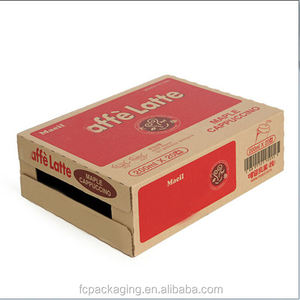 Boîte d'expédition de boissons personnalisée | Boîte d'emballage de boissons en carton ondulé pour boissons en bouteille et en conserve, boissons, jus et eau - Product Image 6