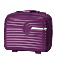 Valise de voyage rigide anti-rayures pour cosmétiques, mini-coffret de maquillage étanche en ABS PC, organisateur de beauté de luxe, vente en gros