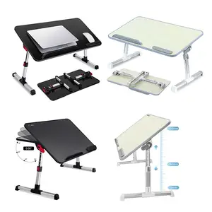 모조리 아기 침대 트레이-휴대용 노트북 테이블 알루미늄 다리 접이식 노트북 침대 트레이 책상 2021 기업 선물 Heigh 조절 연구 컴퓨터 테이블