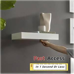 Estantes de <span class=keywords><strong>Pared</strong></span> para Ocultar Objetos, Estante Oculto Multifuncional con Compartimento Secreto, Almacenamiento de Madera Montado en la <span class=keywords><strong>Pared</strong></span> - Product Image 5