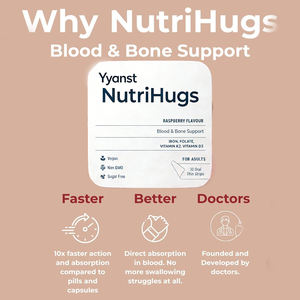 Tiras orales de vitamina D3 y vitamina K2 de marca privada de alta calidad que ayudan a la absorción de calcio y hierro y promueven la salud ósea. - Product Image 3