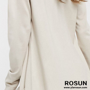 Maxi <span class=keywords><strong>Cardigan</strong></span> da donna ROSUN personalizzato in morbida <span class=keywords><strong>viscosa</strong></span> di alta qualità a maglia taglie forti Casual Winterwear fornito dal venditore - Product Image 2