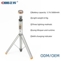 Lampe LED multifonctionnelle surélevée avec télécommande, IP65, garantie 1 an, pour le camping et la pêche en eau sauvage