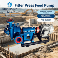 Pompe d'alimentation pour presse à filtre, pompe à boue à pression variable pour la séparation solide-liquide de boues chimiques