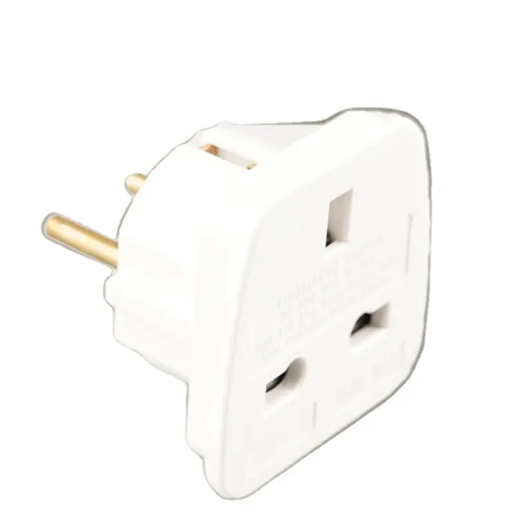 Uk Plug Adaptor IUK Universal 7.5A European To UK 3Pin Travel Plug Adaptor