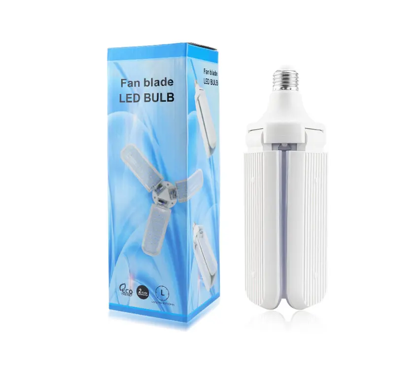 Wholesale mini Foldable Lamp 3 Fan Blade Light 45W E27 LED Bulb Prices