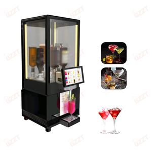 <span class=keywords><strong>Machine</strong></span> à cocktails intelligente avec 8 emplacements pour bouteilles, congélateur, refroidissement commercial, fabrication de cocktails dans les bars, KTV avec système de paiement - Product Image 2