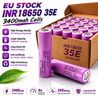 Batterie de vélo originale 18650 3500MAH 10A, cylindrique, lithium-ion, cellules EBike 35E pour vélos et vélos électriques