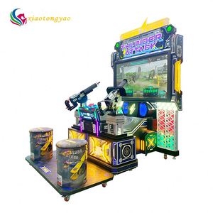 Coin Operated 55-inch Display 2-Player Kids Shooting Video Game <b>Machine</b> Metal Acrylic Construction for <b>Amusement</b> Parks for 6+ - Product Image 2