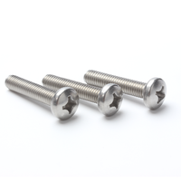 Vis à tête cylindrique cruciforme en acier inoxydable GB 818 304 A2-50