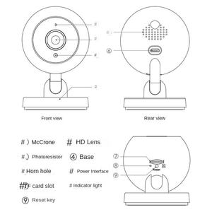 Cámara de Seguridad Interior <span class=keywords><strong>A2</strong></span> 1080P para <span class=keywords><strong>el</strong></span> Hogar, Cámara WiFi Inalámbrica 24/7 con Audio Bidireccional, Visión Nocturna, Ranura para Tarjeta SD, Mini CCTV - Product Image 5