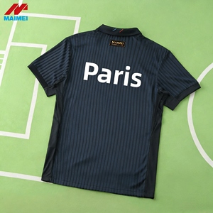 Camiseta de Fútbol Versión Jugador Negra Más Vendida de París, Francia 2026, Camiseta de Fútbol de Alta Calidad 1.1, Nombre y Número Personalizables. - Product Image 1
