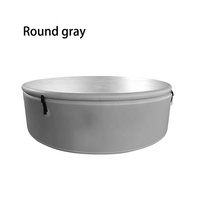 Baignoire de glace portable pliante noire de luxe pour adultes Idées de baignoire extérieure Baignoires de spa