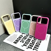 Coque de téléphone portable en silicone liquide coloré avec chargement magnétique sans fil pour iPhone 18 17 Air 16 15 14 13 Pro Max Plus – Vente en gros