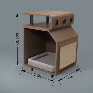 Luxury Cute Wooden Pet <strong>Cages</strong> Houses <strong>Furniture</strong> With Soft Cushion <strong>Dog</strong> House Kennel Cat <strong>Dog</strong> Bed - Product Image 5