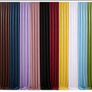 Tirai Latar Belakang Sutra Susu Putih Cocok untuk Dekorasi Latar Belakang Pesta Pernikahan, Gapura Pernikahan, Acara di Halaman Rumput - Product Image 2