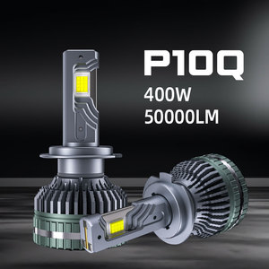 Phares LED de voiture super lumineux 400W 50000LM à trois tubes en cuivre H4 H7 H11 9005 9006 – Ampoules de phare LED pour auto - Product Image 4