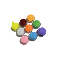 Mini bâtonnets de macarons en peluche, artisanat, bougies faites à la main, sable liquide DIY, PET non toxique, utilisation extérieure, accessoires pour nail art