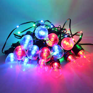 USB מופעל RGB עמיד למים חיצוני תליית <span class=keywords><strong>Led</strong></span> פיות מחרוזת אורות חג המולד דקורטיבי - Product Image 4