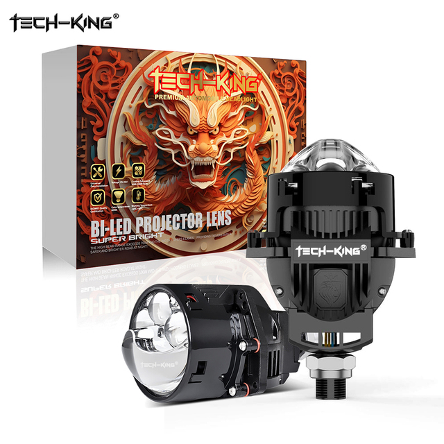 3inch 9-16V Three Direct Laser Bi LED Projector Lens Headlight 6000K 130W LED Light for H4 H7 9005 9006 Car Headlamp Retrofit
