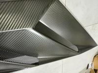 Cubierta de Motor Trasera SVJ de Fibra de Carbono Prepreg de Alta Calidad con Ventilación y Entrada de Aire, Kit de Carrocería con Acabado Pulido, 100% Compatible con