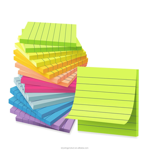3x3 in note adesive autoadesive Post-governate prodotti per ufficio dai colori vivaci con Super potere di attaccamento - Product Image 1