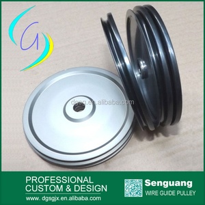 รอกนำสายพานแบน 350 ชิ้น เคลือบโครเมียมออกไซด์ อะลูมิเนียม/เหล็ก สำหรับการรีดลวด อะไหล่เครื่องรีดแบบกำหนดเองได้ตามความต้องการของลูกค้า (OEM) - Product Image 4