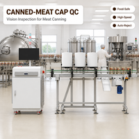 Machine d'inspection de bouteilles haute précision avec caméra, systèmes d'inspection visuelle intégrés pour l'industrie des boissons