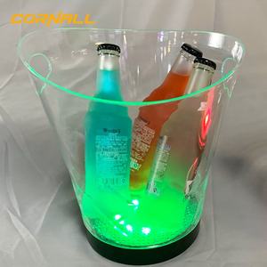 Hoge Kwaliteit Led Ijsemmer 5L Grote Capaciteit Wijnkoeler Led Waterdicht Met Kleuren Veranderen Retro Champagne Wijn Ijs Bier buck - Product Image 3