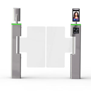 Bi-directional RFID / Face Access Control Swing Barrier Gate <strong>Turnstile</strong> For Supermarket Gym