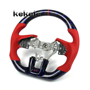 Volant en carbone forgé bleu personnalisé pour Subaru <span class=keywords><strong>VX</strong></span> Legacy Outback Forester Toyota AE86 Brz Scion FR-S Coupé 2013-2016 - Product Image 2