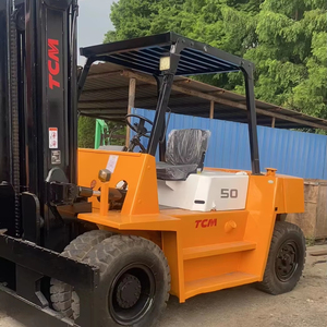 <b>Used</b> TCM FD50 Forklifts Fork Lift Diesel 5 Ton Diesel Internal Combustion Forklift on Hot Sale in Shanghai - Product Image 1