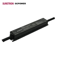 Driver LED IP66 60-300W non-dimmable 12V 24V 48V sélectionnable, petit volume, sans scintillement pour éclairage commercial extérieur