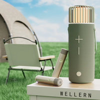KUANGXIANG Idées Cadeaux 2026 Enceinte Karaoké Portable avec Micros Intégrés, Haut-parleur Bluetooth Sans Fil pour Extérieur avec Micro Sans Fil