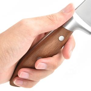 <span class=keywords><strong>Couteau</strong></span> <span class=keywords><strong>de</strong></span> <span class=keywords><strong>chef</strong></span> <span class=keywords><strong>Santoku</strong></span> <span class=keywords><strong>de</strong></span> cuisine en acier inoxydable <span class=keywords><strong>de</strong></span> 8 pouces avec manche en bois Pakka vente en gros - Product Image 3