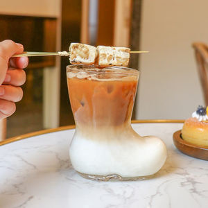 Creative Bar Drôle <span class=keywords><strong>verre</strong></span> à café Footed Shoe Boot Shaped Beer glass Shoe Shot Glass - Product Image 2