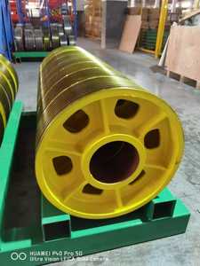 Rueda de Tracción para Elevador Mitsubishi, <span class=keywords><strong>KONE</strong></span>, Hitachi, <span class=keywords><strong>Hyundai</strong></span>, TKE y otras poleas de tracción de hierro fundido para elevadores - Product Image 2
