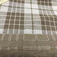 Fournisseurs chinois de tissu en lin/coton de couleur foncée, teint en fil, pour uniformes scolaires, tissu tissé à carreaux pour jupe et chemise