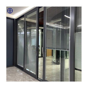 Kit de stores isolants en alliage d'aluminium pour verre Stores de fenêtre <span class=keywords><strong>Volet</strong></span> <span class=keywords><strong>roulant</strong></span> en aluminium entre stores en verre Chine - Product Image 5