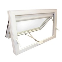 Fenêtre à auvent en aluminium NUOXIN USA avec moustiquaire en acier inoxydable, rupture de pont thermique, double vitrage insonorisé, garantie 5 ans pour la maison