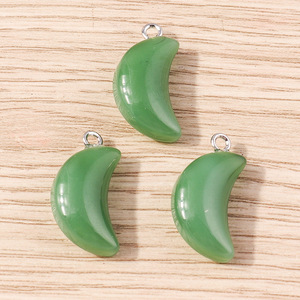 Weny, 10 Piezas por Paquete: Nuevo Accesorio <span class=keywords><strong>de</strong></span> Pulsera con Colgante en Forma <span class=keywords><strong>de</strong></span> Luna Creciente <span class=keywords><strong>de</strong></span> <span class=keywords><strong>Jade</strong></span> - Product Image 3