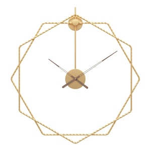 Orologio da Parete in Metallo Oversize Stile Americano Vintage Retrò Rustico Artigianale Decorazione Casa Moderna con Lancette Grandi e Meccanismo Silenzioso - Product Image 2