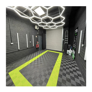 High Strength Eco-Friendly Waterproof Modern Square Textured Garage Floor <b>Tiles</b> PP Click Installation Outdoor Decking - Product Image 3