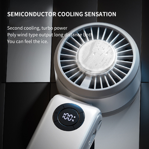 Pour l'argent classe A <span class=keywords><strong>climatiseur</strong></span> ventilateur de refroidissement Chine Mini Led ventilateur de refroidissement Rechargeable Portable ventilateur à main - Product Image 6