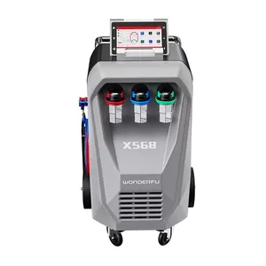 Máquina de Reciclaje, Llenado y Limpieza de Refrigerante para <span class=keywords><strong>Aire</strong></span> <span class=keywords><strong>Acondicionado</strong></span> de Automóviles, Totalmente Automática, Pantalla de 10 Pulgadas, X568, Equipo para Automóviles con Freón - Product Image 1